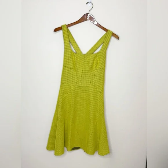 Missoni - Green Checkered Print Dress - Crossback Detail - size 6 - Beautiful - Picture 2 of 16